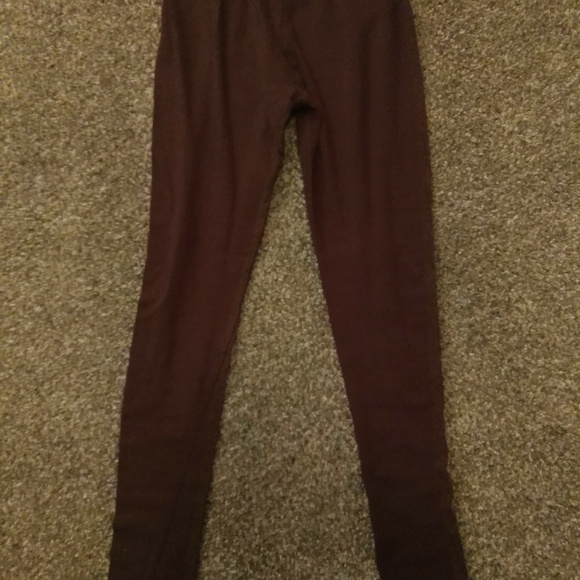 Wet Seal basic brown leggings - Size XS - Picture 3 of 4